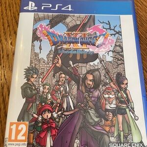 Dragon Quest XI PS4 Game - Colorful Character Art